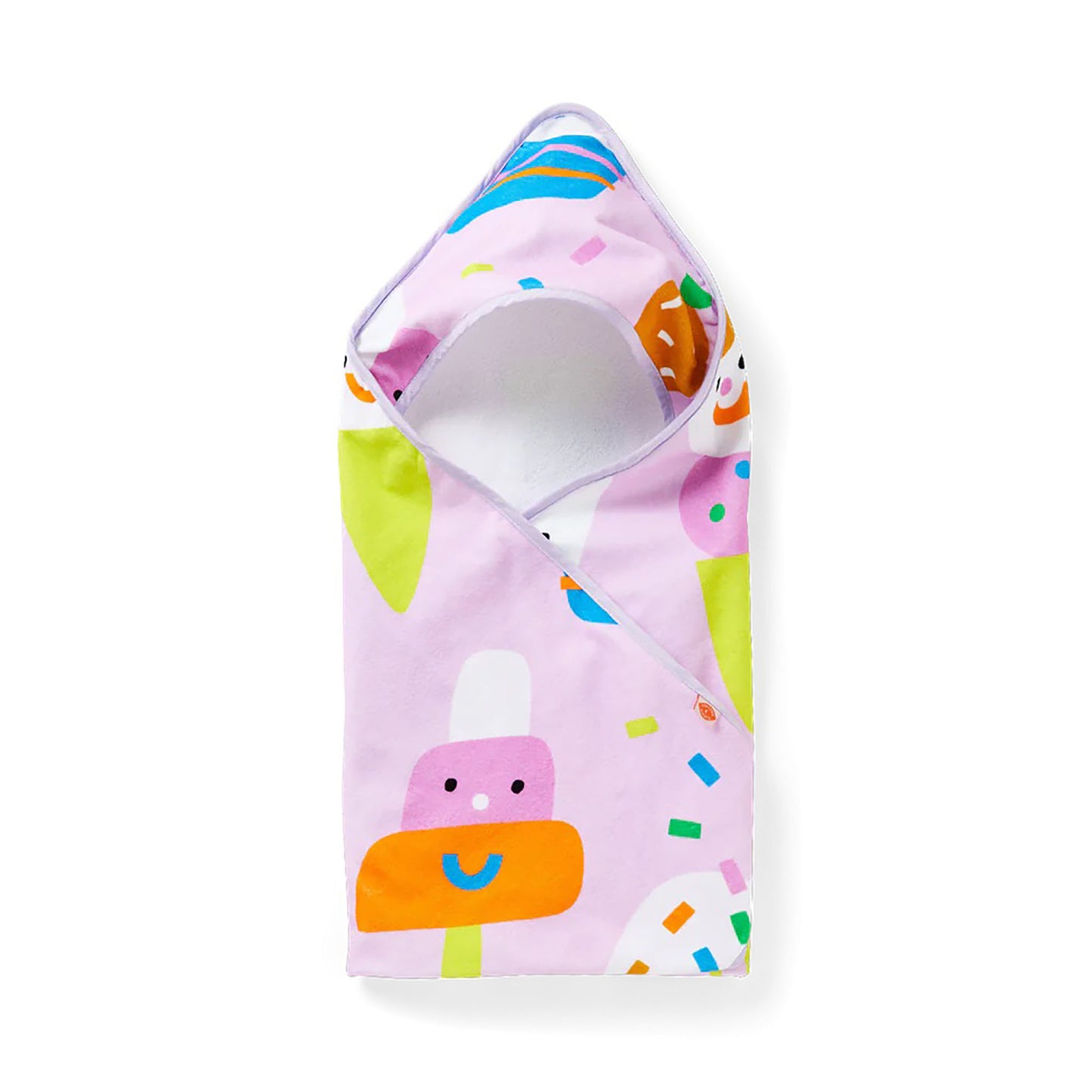 Sundae Fun Day Baby Hooded Towel