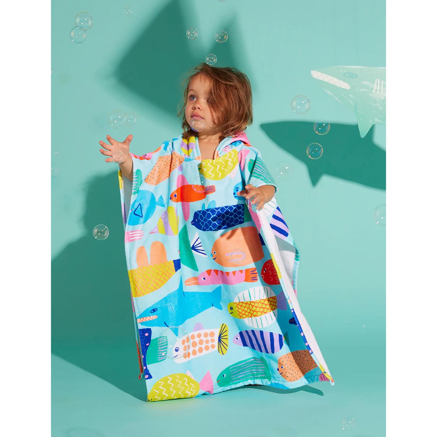 Rainbow Reef Kids Hooded Towel