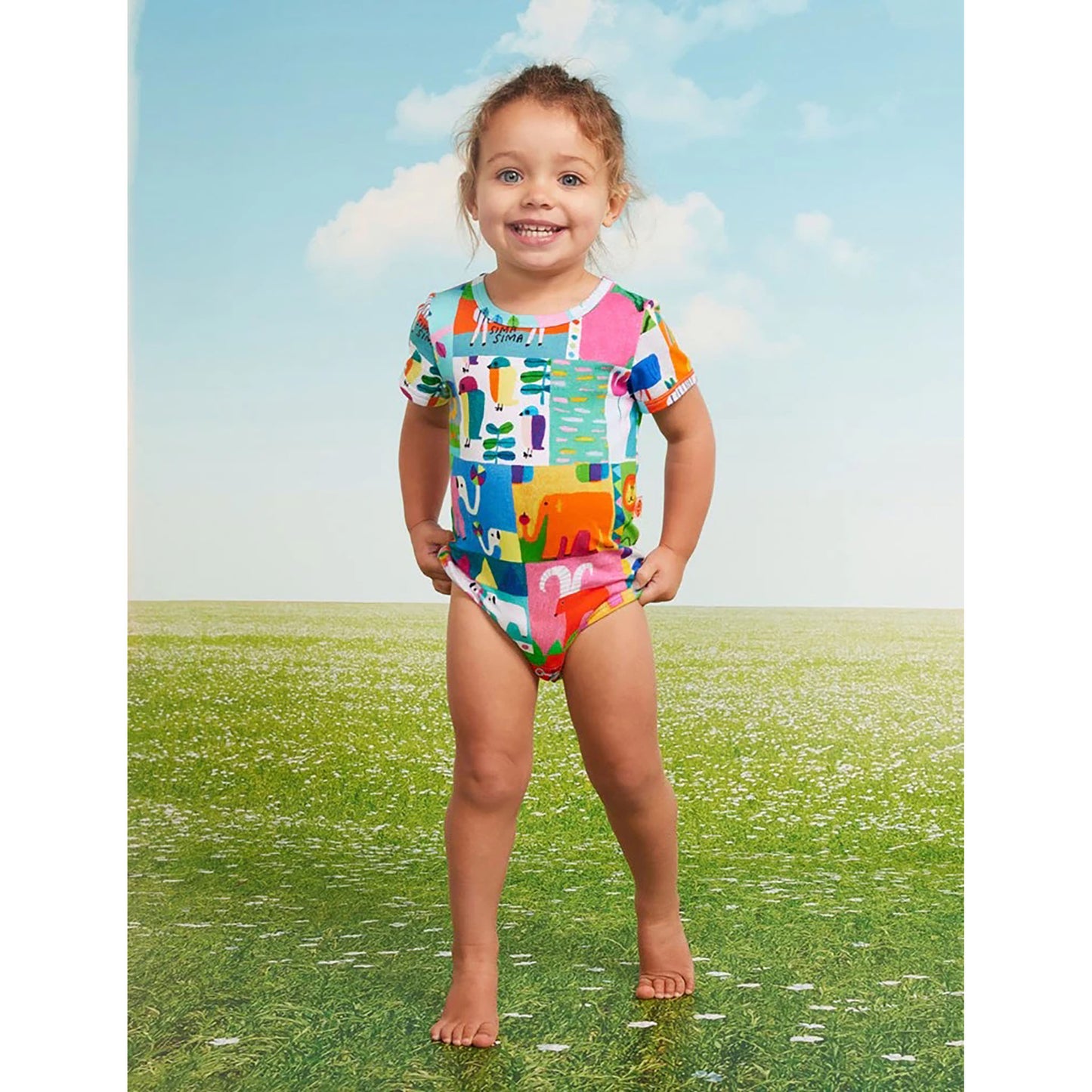 Safari Park Short Sleeve Bodysuit