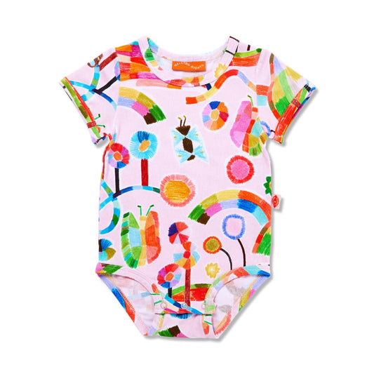 Magic Meadow Short Sleeve Bodysuit