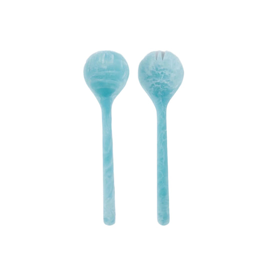 Lorne Salad Servers - Blue