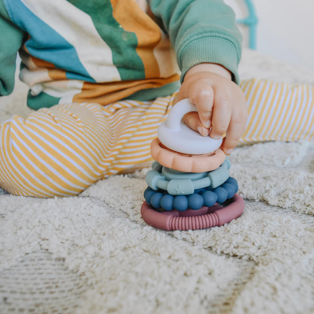 Rainbow Stacker & Teether Toy - Earth