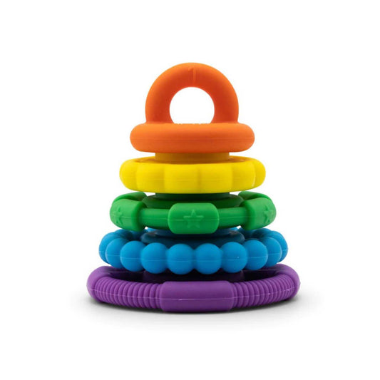Rainbow Stacker & Teether Toy - Rainbow Bright