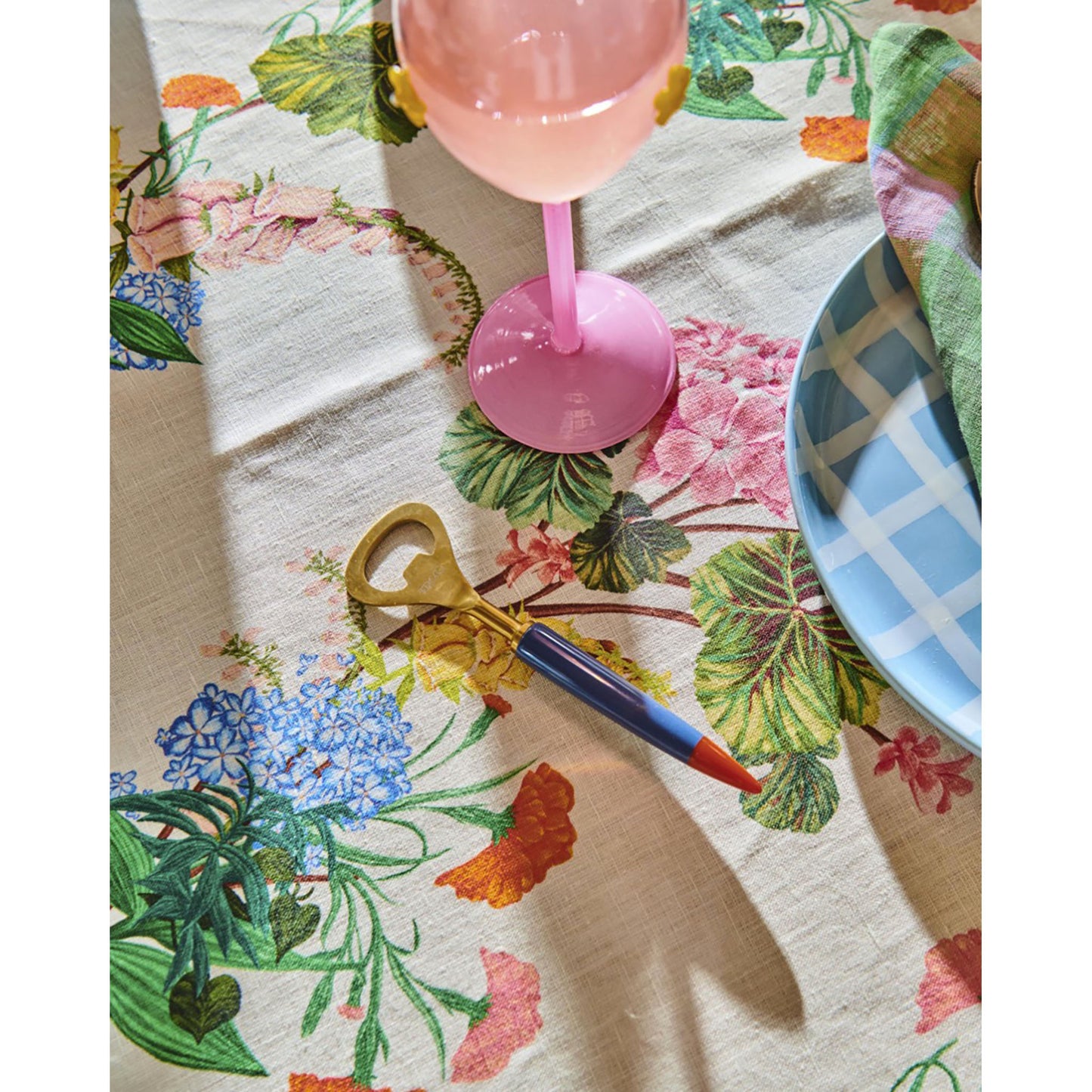 Bouquet Beauty Rectangular Linen Tablecloth | Standard | 145 x 270cm