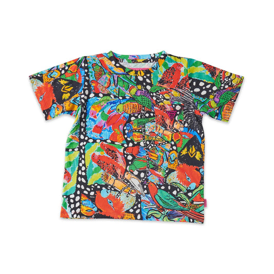 Kip&Co x Jenny Kee Parrots & Cockatoos Organic Cotton T- Shirt