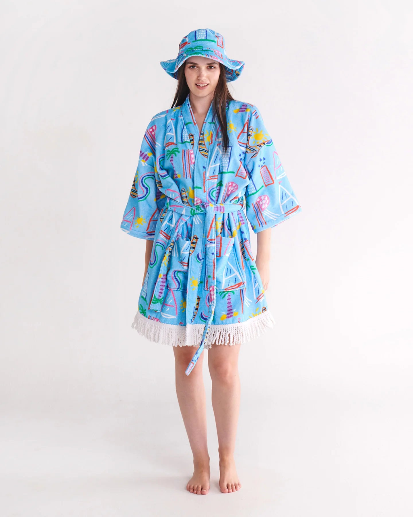 Kip&Co x Ken Done Australia Mate Terry Mini Bath Robe