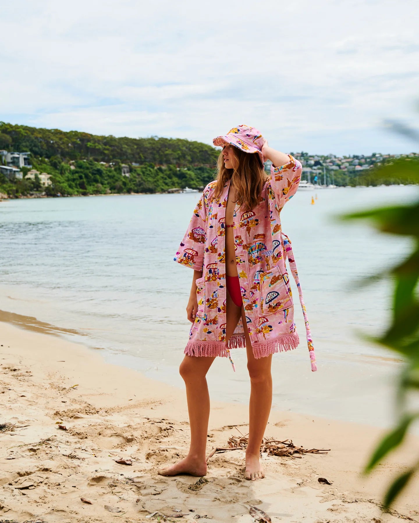 Kip&Co x Ken Done Beach Days Terry Mini Bath Robe