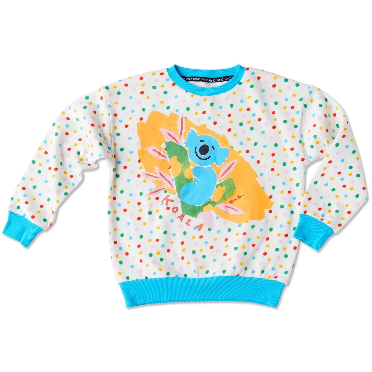 Kip&Co x Ken Done Critter Party Organic Cotton Sweater