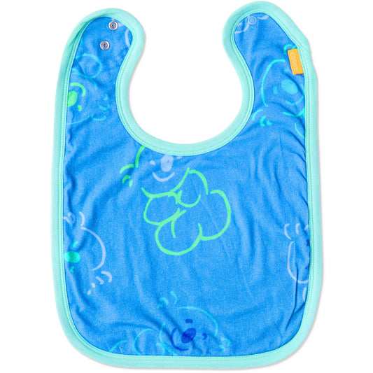 Kip&Co x Ken Done Koala Cuddles Blue Organic Cotton Bib