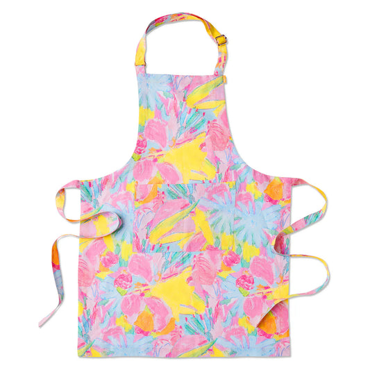 Kip&Co x Ken Done Pastel Blooms Linen Apron