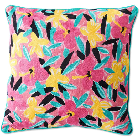 Kip&Co x Ken Done Pinky Dreaming Embroidered Cushion