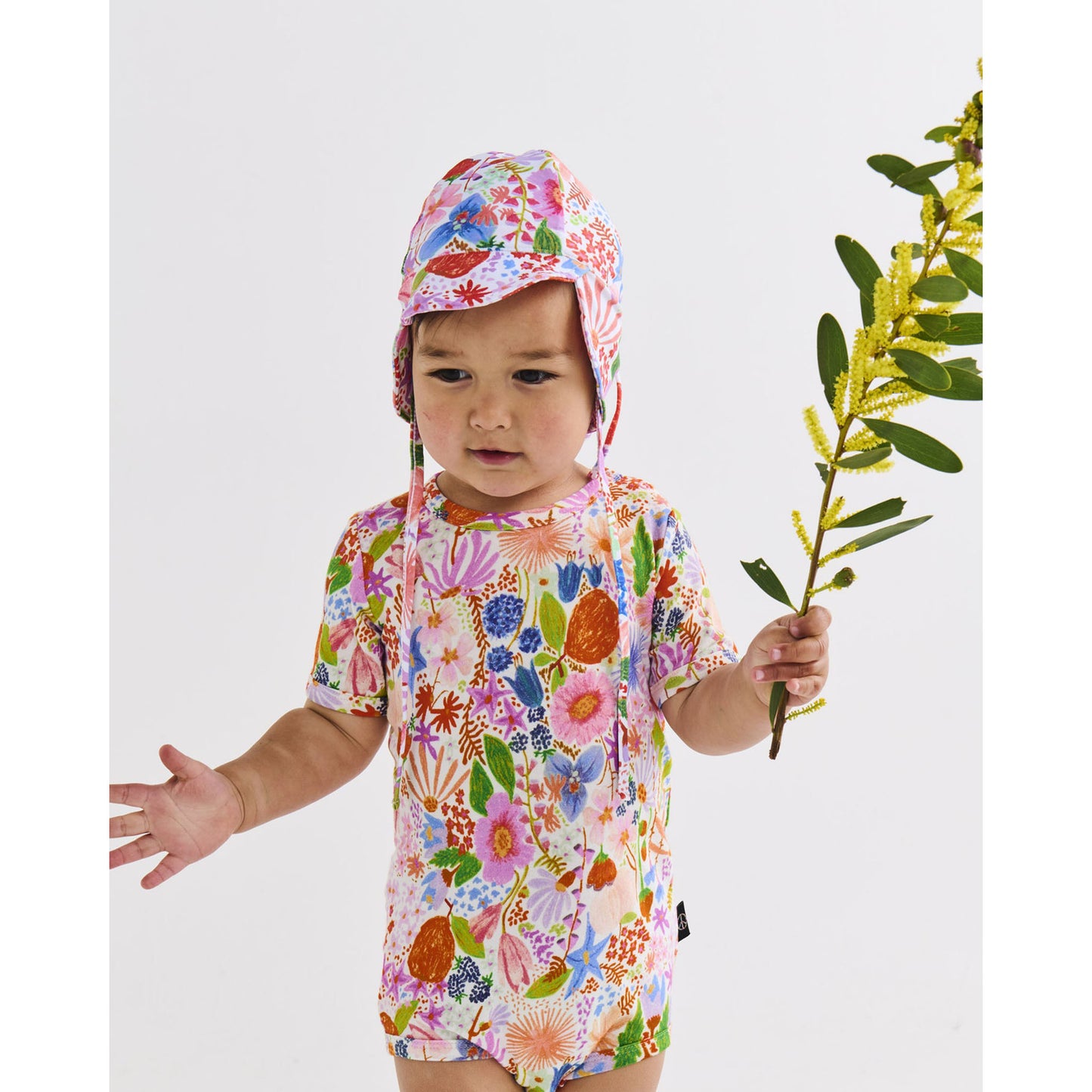 Meandering Meadow Baby Swim Hat