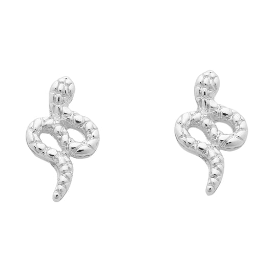 Petite Boa Silver Earring