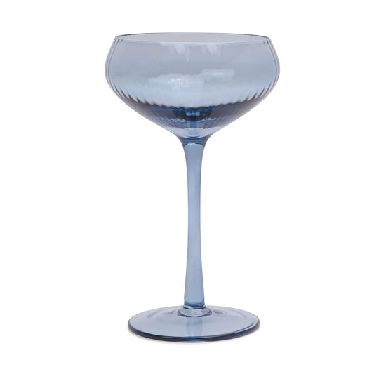 The Lou Coupe Glass - Set of 2 - Blue