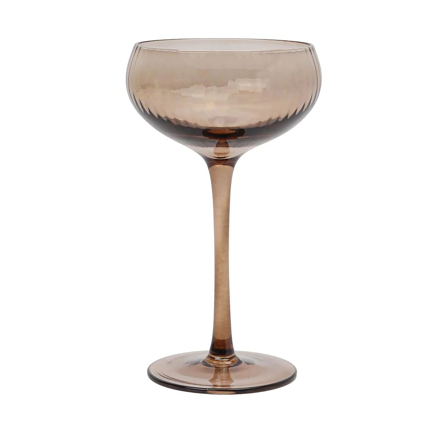 The Lou Coupe Glass - Set of 2 - Smoke