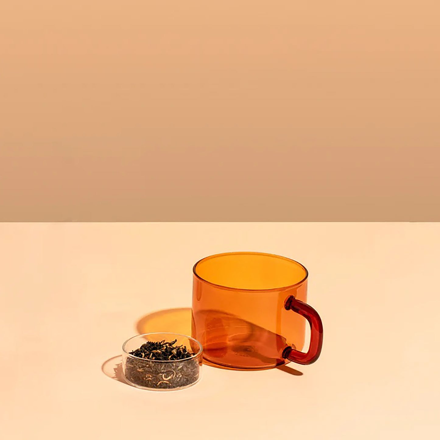 Cha Glass Mug - Amber