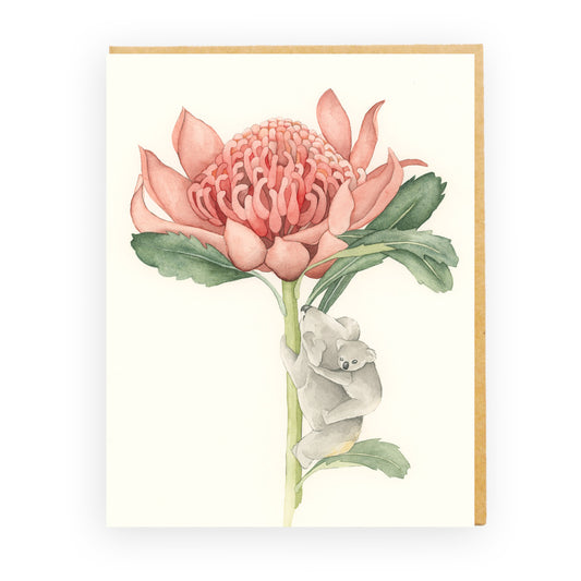My Waratah Greeting Card