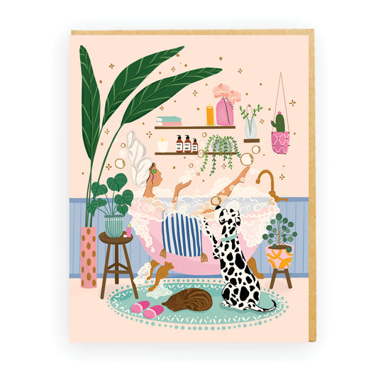Relaxation Station Greeting Card