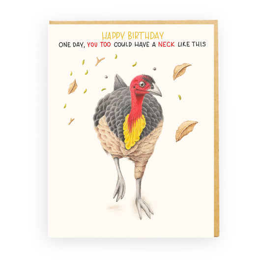 Scrub Turkey Greeting Card