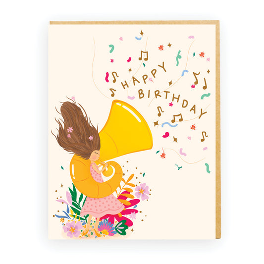 Tuba-ular Greeting Card
