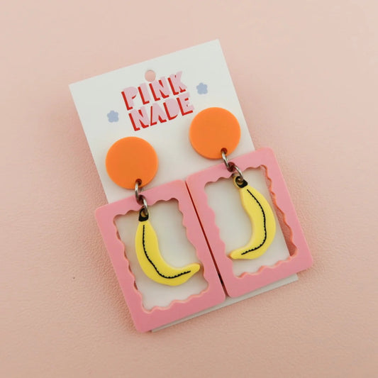 Banana Dangle Earrings