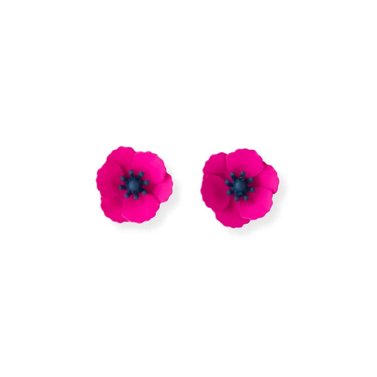 Poppy Garden Earrings - Pink