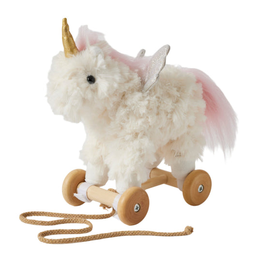 Unicorn Plush Pull Along