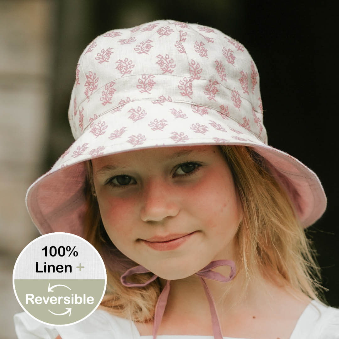 'Wanderer' Panelled Bucket Sun Hat - Pippa / Rosa