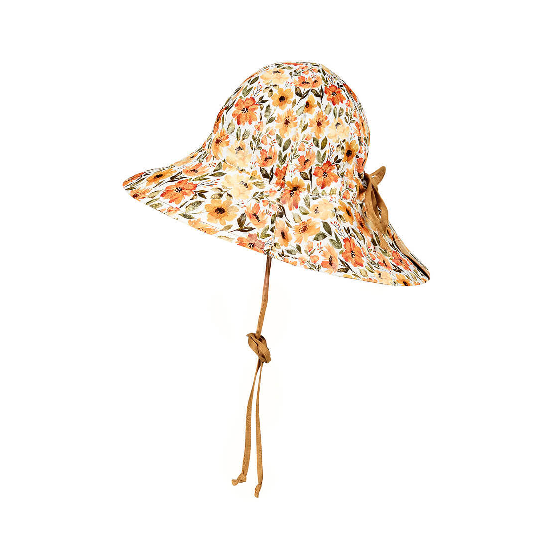 'Wanderer' Panelled Bucket Sun Hat - Margaret / Maize