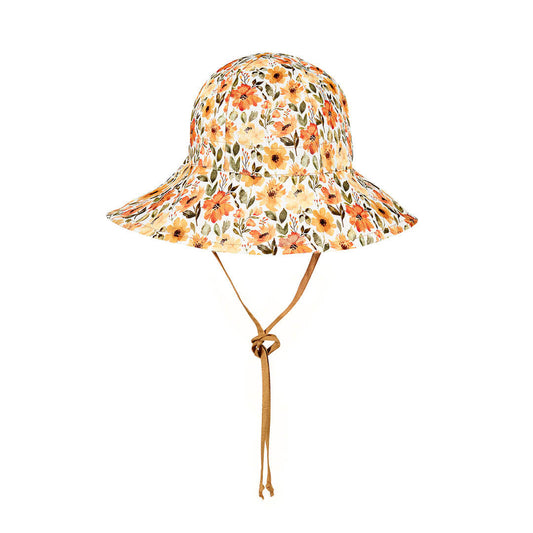 'Wanderer' Panelled Bucket Sun Hat - Margaret / Maize