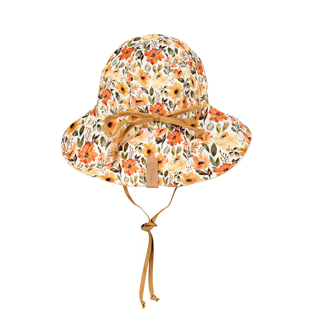 'Wanderer' Panelled Bucket Sun Hat - Margaret / Maize