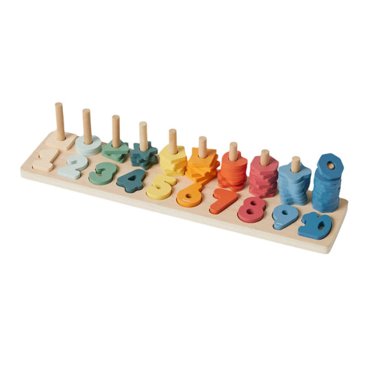 Wooden Counting Stacker