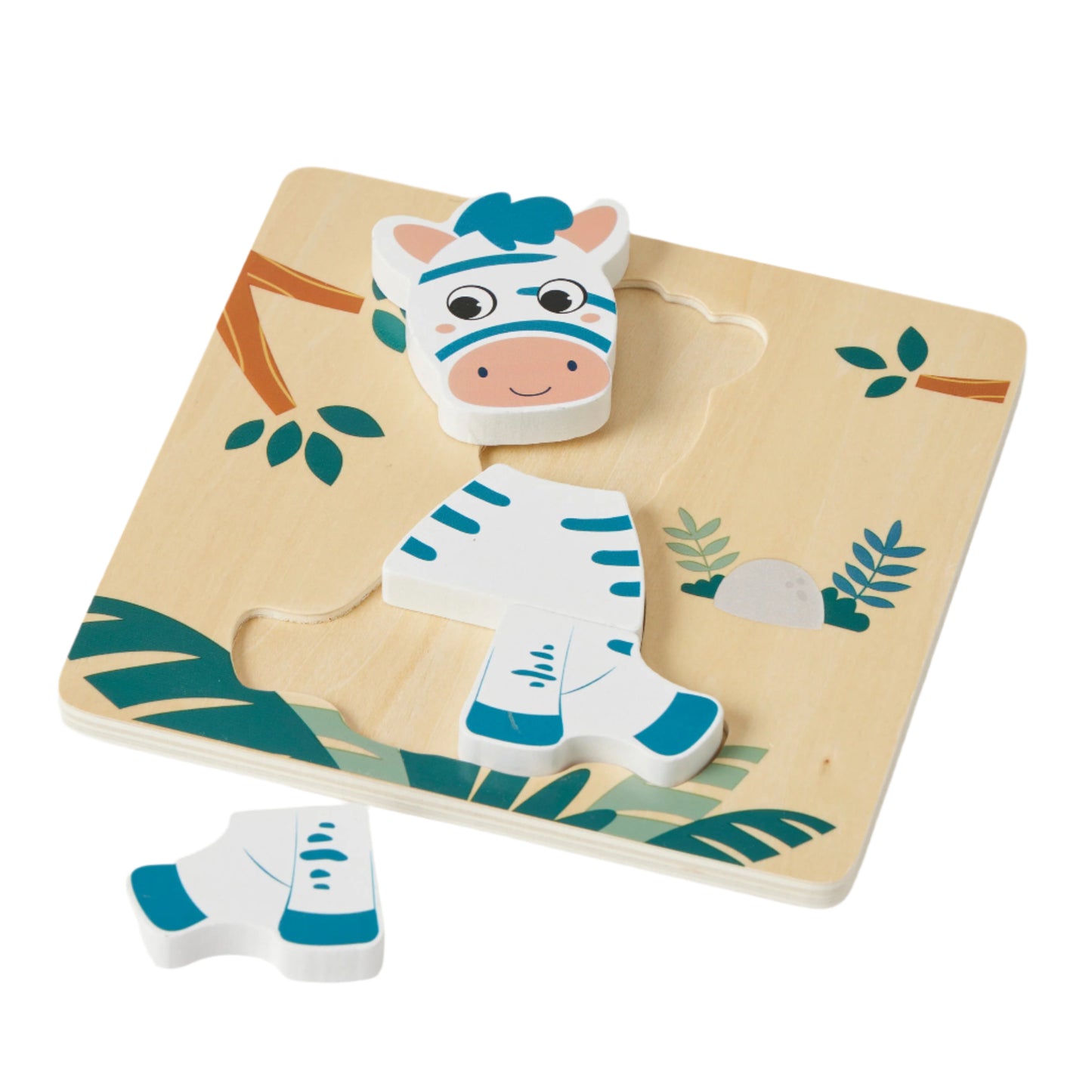 Wooden Zebra Small Puzzle