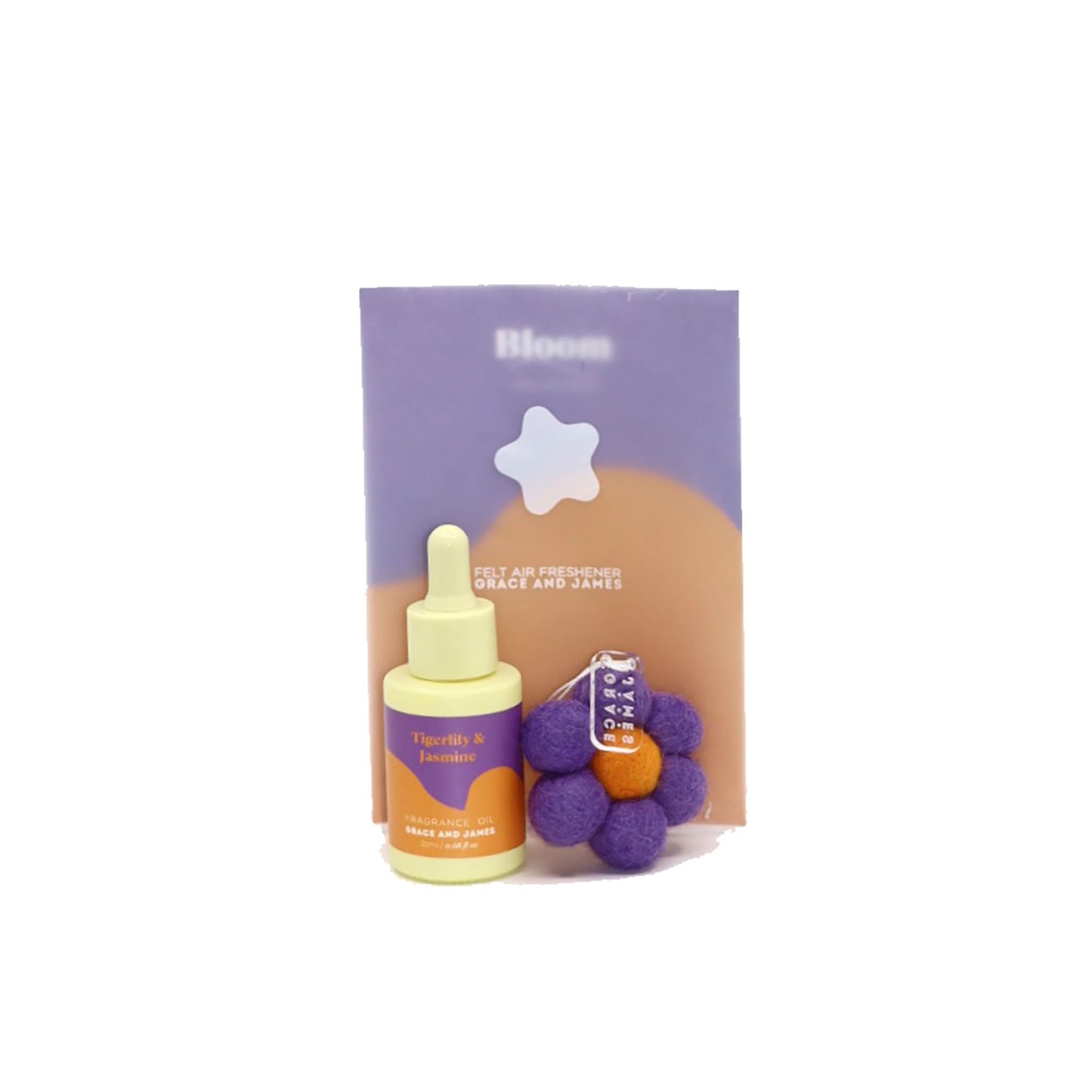 Bloom Collection | Tigerlily & Jasmine Felt Air Freshener