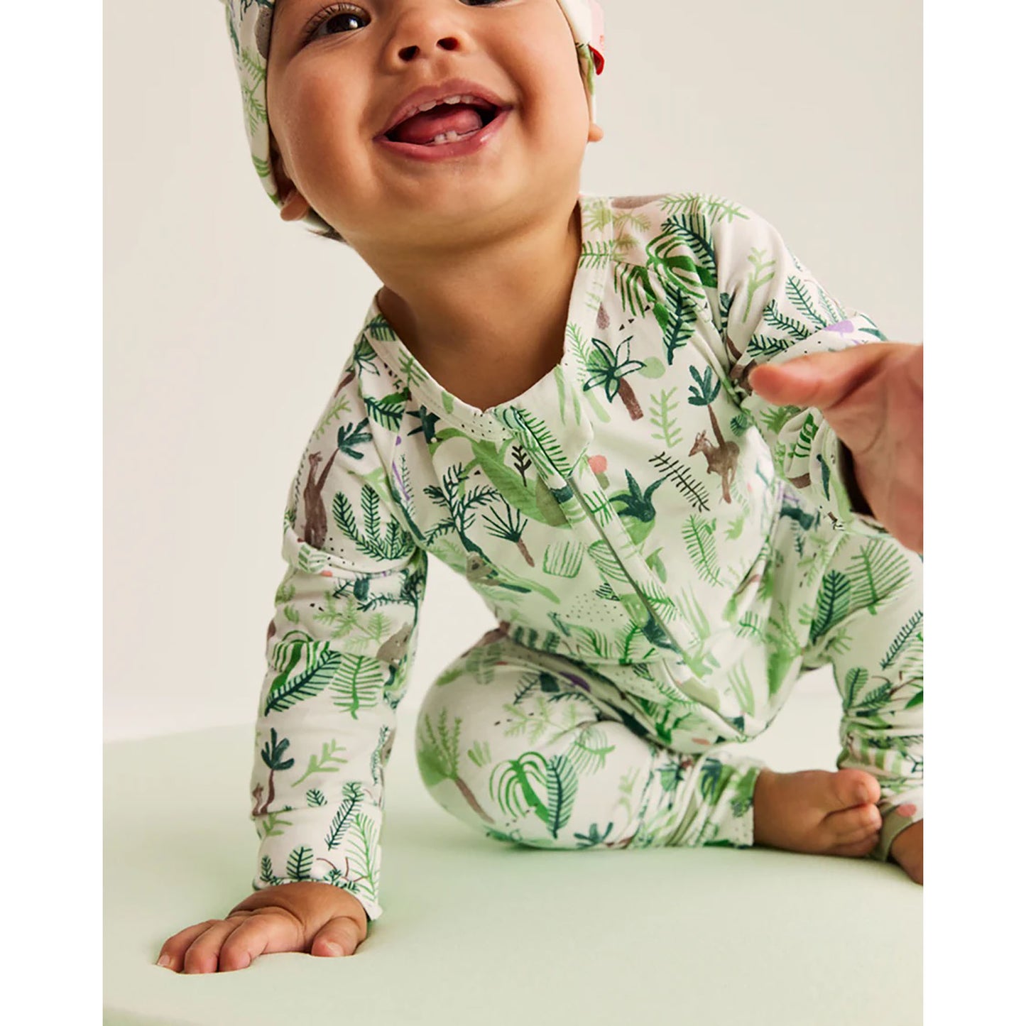 Fern Gully Long Sleeve Romper