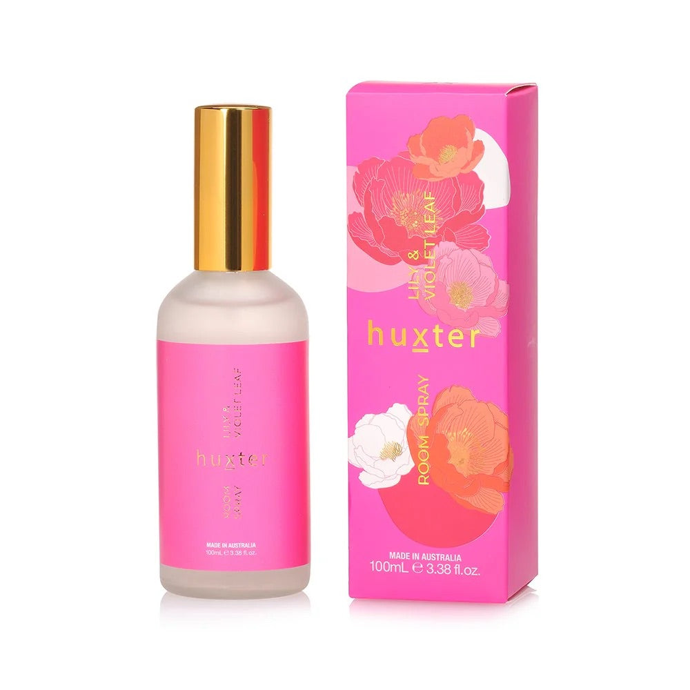 Room Spray | 100ml Boxed | Fuchsia | Lily & Violet Leaf