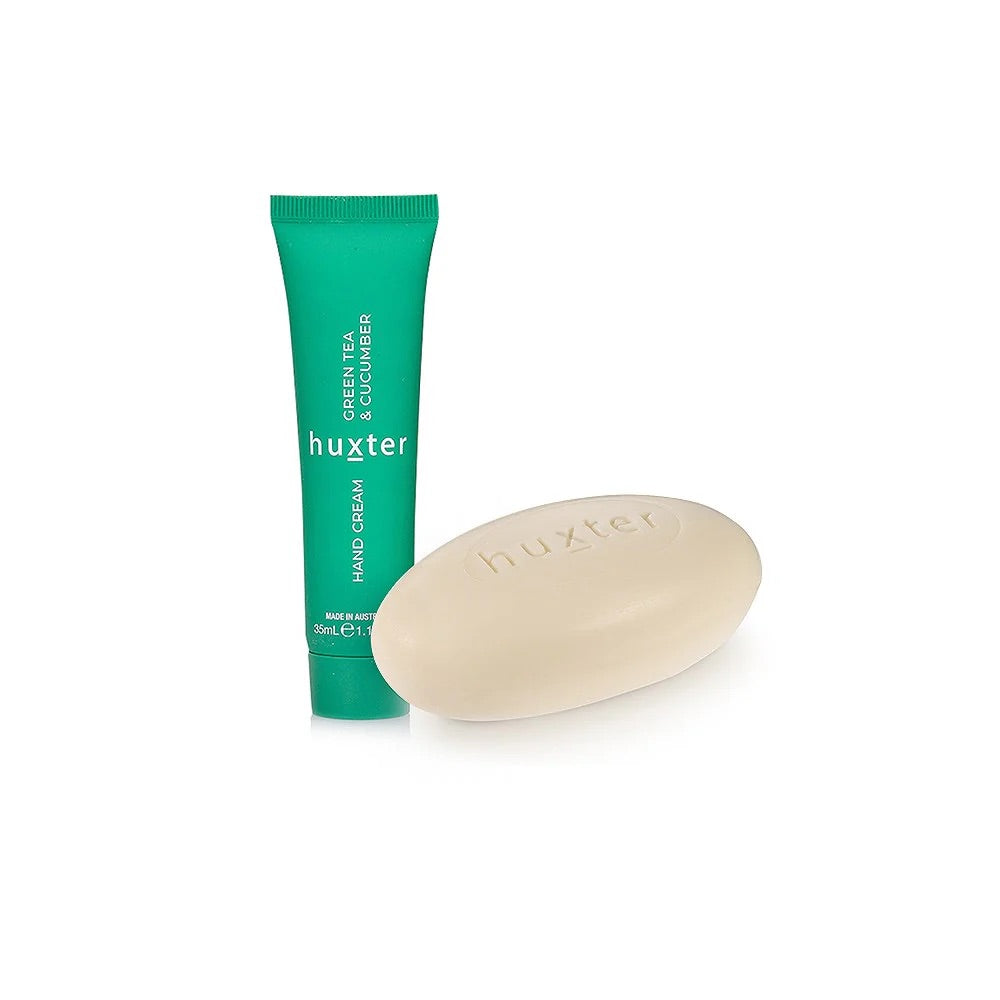 Soap & Hand Cream Gift Box | Emerald Green | Green Tea & Cucumber