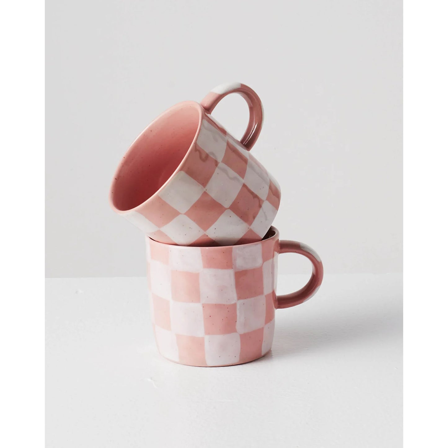 Checkered Mug 2P Set