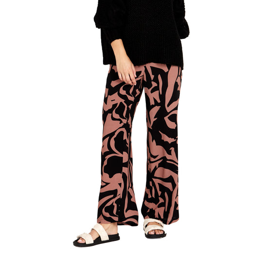 Joelle Wide Leg Pant - Abstract