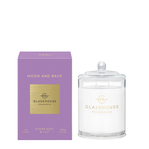 Moon and Back Soy Candle - Sugar Dust & Lily - 380g