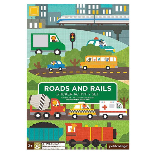 Sticker Activity Set ­- Roads + Rails