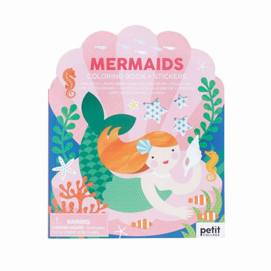 Colouring Book & Stickers - Mermaids
