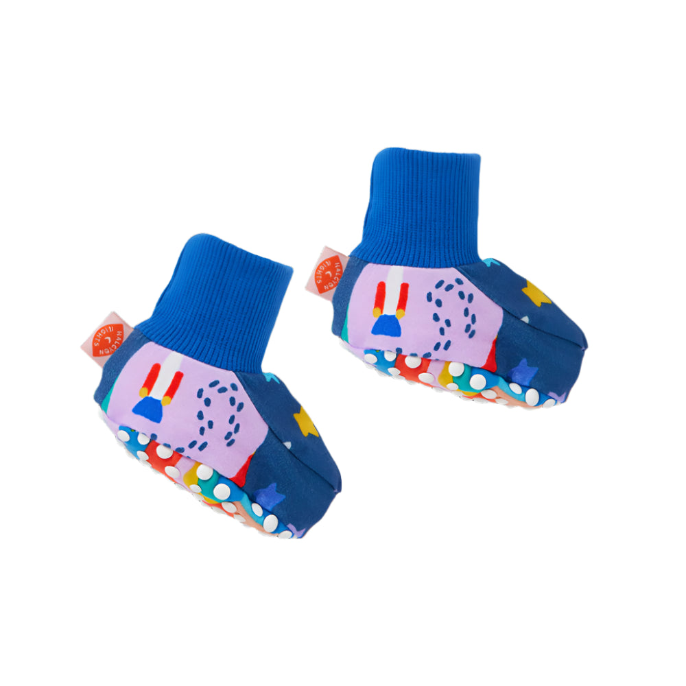 Rocket Ride Baby Booties