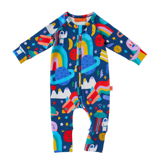 Rocket Ride Long Sleeve Romper