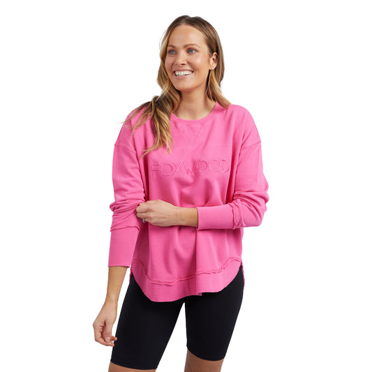 Foxwood Simplified Crew - Bright Pink