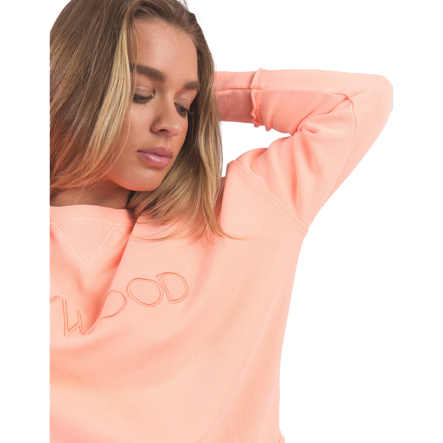 Foxwood Simplified Crew - Neon Peach