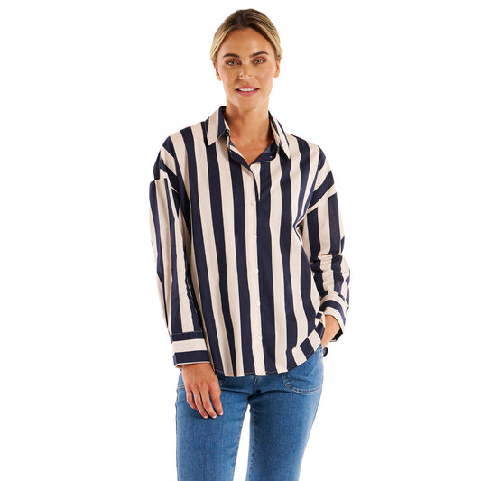 Stripe Shirt - Navy