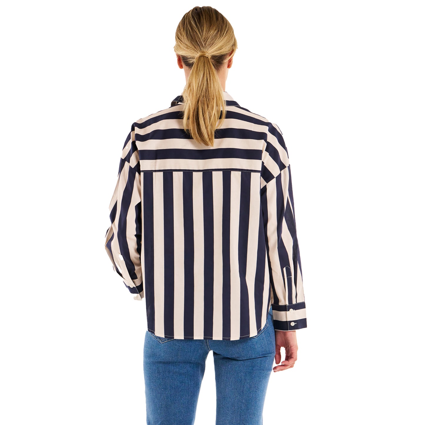 Stripe Shirt - Navy