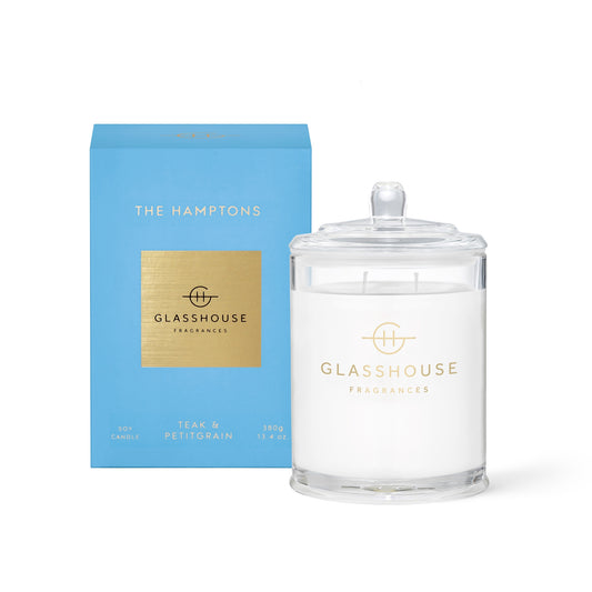 The Hamptons Candle Soy Candle - Teak & Petitgrain - 380g