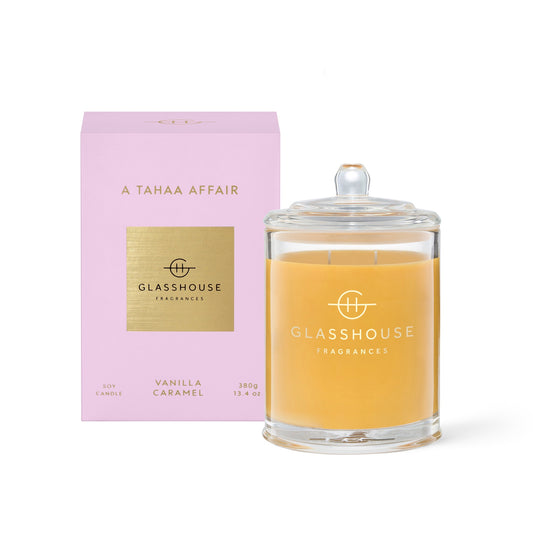 A Tahaa Affair Soy Candle - Vanilla Caramel - 380g